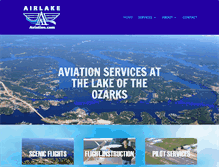Tablet Screenshot of airlakeaviation.com